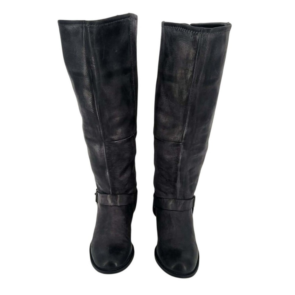 Women's Steve Madden Ryley Riding Boots Gray Distressed size 9.5 READ - Picture 3 of 6